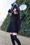 backbeard-sama_ga_miteru beako cosplay dress elbow_gloves eye gloves headdress kneesocks pochi sign rating:Safe score:0 user:pixymisa