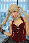 blonde_hair bra cleavage cosplay dress gloves original twintails uri rating:Safe score:3 user:nil!