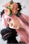 animal_ears cat_ears catgirl cosplay felicia fur fuyu_tsugu hairband paw_gloves pink_hair red_eyes vampire_(game) rating:Safe score:0 user:lolzin
