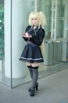 blonde_hair choker corset cosplay dress hoshina_utau kazuha shugo_chara! thighhighs twintails zettai_ryouiki rating:Safe score:1 user:nil!