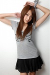 kurosawa_mirei miniskirt skirt tshirt ymd_0025 rating:Safe score:0 user:nil!