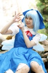 blue_hair cirno cosplay dress hairbow lenfried touhou wings rating:Safe score:1 user:nil!