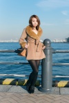 black_legwear coat dress pantyhose shoulder_bag yuushi rating:Safe score:1 user:pixymisa