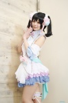 aihara_sakuto blouse cosplay detached_sleeves garter hair_ribbons love_live!_school_idol_project miniskirt skirt twintails yazawa_niko rating:Safe score:1 user:nil!