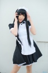 akiyama_mio apron cosplay dress hairband k-on! maid maid_uniform wakame rating:Safe score:2 user:nil!