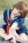 alime cosplay ichigo_100 kitaoji_satsuki pleated_skirt sailor_uniform school_uniform skirt rating:Safe score:1 user:nil!