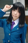 blazer blouse cosplay hayase_ami saki_(manga) school_uniform tie touyoko_momoko rating:Safe score:1 user:nil!