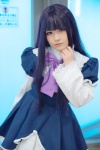 bernkastel bowtie cosplay dress ema purple_eyes purple_hair tiered_skirt umineko_no_naku_koro_ni rating:Safe score:0 user:pixymisa