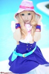 blonde_hair blouse cosplay deep_rabbit hat macross macross_frontier macross_frontier:_itsuwari_no_utahime pleated_skirt saku sheryl_nome skirt vest rating:Safe score:0 user:nil!