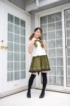 apron blouse costume imouto_midori_-_final_candidate itoko miniskirt skirt thighhighs twintails waitress waitress_uniform zettai_ryouiki rating:Safe score:0 user:nil!