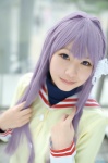 blazer clannad cosplay fujibayashi_kyou hair_ribbons merino_moko school_uniform turtleneck rating:Safe score:0 user:nil!