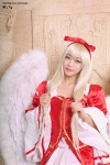 blonde_hair blue_eye claire cosplay dress dungeon_and_fighter hairbow tomiaaaaaaa wings rating:Safe score:0 user:DarkSSA