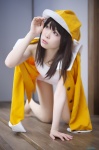 bakemonogatari cosplay hat jacket mashiro_ayaki pantyhose school_swimsuit sengoku_nadeko sheer_legwear swimsuit rating:Safe score:1 user:nil!