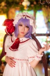 cosplay dress hat purple_hair red_eyes remilia_scarlet touhou yagi rating:Safe score:0 user:pixymisa
