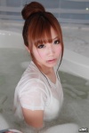 4k-star_005 bathroom bathtub bikini_top hair_bun kisaragi_kurumi swimsuit tshirt wet rating:Safe score:0 user:nil!