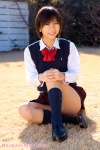 blouse costume kizuki_jui kneesocks pleated_skirt school_uniform skirt sweater_vest rating:Safe score:0 user:nil!