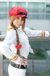 aiba_ai alice_parade blonde_hair cap cosplay rouge13 shorts twin_braids uniform rating:Safe score:0 user:pixymisa