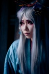cosplay hairbow houtou_singi kikyou kimono pop'n_music silver_hair rating:Safe score:0 user:nil!