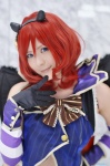 cape cosplay detached_sleeves furumiya_sui gloves horns love_live!_school_idol_project nishikino_maki red_hair vest wings rating:Safe score:0 user:nil!