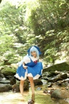 blue_hair cirno cosplay dress dress_lift hairbow lenfried touhou wet wings rating:Safe score:0 user:nil!