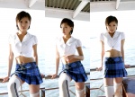 croptop midriff nakayama_erisa ocean plaid pleated_skirt skirt thighhighs zettai_ryouiki rating:Safe score:1 user:nil!