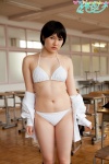 bikini blouse cleavage kneesocks misaki_nao open_clothes school_uniform side-tie_bikini swimsuit rating:Safe score:0 user:nil!