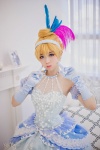 blonde_hair cinderella cinderella_(disney) cosplay dress gloves tomiaaaaaaa rating:Safe score:2 user:DarkSSA