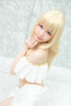blonde_hair cosplay croptop skirt tagme_character tagme_series tsubaki_(ii) rating:Safe score:1 user:nil!