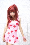 asahina_mikuru cosplay dress himemiya_mahore polka_dots red_hair side_ponytail suzumiya_haruhi_no_yuuutsu rating:Safe score:2 user:nil!