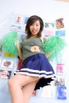 cheerleader_uniform dgc_0037 itou_miki pleated_skirt pom_poms skirt tshirt rating:Safe score:0 user:nil!