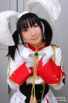 animal_ears bodysuit bunny_ears cosplay croptop gloves half_skirt_open_front matsuri military_uniform siesta45 twintails umineko_no_naku_koro_ni rating:Safe score:0 user:nil!