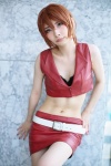 bra cleavage cosplay meiko mineo_kana miniskirt pantyhose skirt vest vocaloid rating:Safe score:1 user:nil!