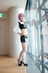 bowtie cosplay croptop miniskirt pachi-slot_sengen_rio_de_carnival pink_hair rio_rollins_tachibana skirt yu-ji rating:Safe score:0 user:pixymisa