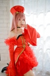 another_blood boots cosplay cuffs demonbane dress lace pantyhose pink_hair rou ruffles rating:Safe score:0 user:nil!