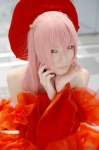 another_blood choker cosplay demonbane detached_sleeves dress pink_hair twintails yuuri_(ii) rating:Safe score:0 user:nil!