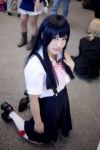 blue_hair cosplay furude_rika higurashi_no_naku_koro_ni kisa skirt rating:Safe score:0 user:Log