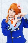 aikatsu! blazer blouse braid cosplay hairbow oozora_akari orange_hair ryo school_uniform rating:Safe score:0 user:nil!