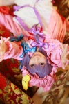 amatsuka_miyu cosplay night_cap nightgown patchouli_knowledge purple_hair robe thighhighs touhou rating:Safe score:0 user:nil!