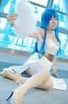 blue_hair choker cosplay dress pantyhose puyo_puyo puyo_puyo_tsu rulue yomogi_yue rating:Safe score:2 user:nil!