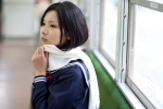kanda_midori sailor_uniform scarf school_uniform rating:Safe score:0 user:nil!
