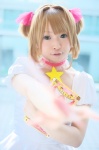 cardcaptor_sakura choker cosplay dress hairbows kanan_kaori kinomoto_sakura rating:Safe score:0 user:nil!