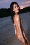 beach bikini kadena_reon side-tie_bikini sunset swimsuit rating:Safe score:1 user:nil!