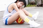 basketball shorts sideboob socks tada_asami tank_top ys_web_315 rating:Safe score:3 user:nil!
