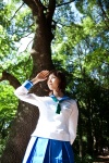 cosplay maaya pleated_skirt sailor_uniform saki_(manga) school_uniform skirt takei_hisa rating:Safe score:0 user:xkaras