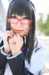 akemi_homura blouse cosplay glasses hairband puella_magi_madoka_magica twin_braids yaya rating:Safe score:0 user:nil!