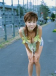 cleavage denim hoshino_aki rapture shorts tank_top rating:Safe score:2 user:nil!