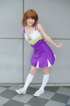 cheerleader_uniform cosplay dress kasukabe_misao kneesocks lucky_star mimi rating:Safe score:0 user:nil!