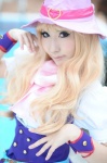 blonde_hair blouse cosplay deep_rabbit hat macross macross_frontier macross_frontier:_itsuwari_no_utahime saku sheryl_nome vest rating:Safe score:0 user:nil!