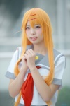 cosplay hair_clips hiiragi_haruka kousaka_kirino orange_hair ore_no_imouto_ga_konna_ni_kawaii_wake_ga_nai pleated_skirt sailor_uniform school_uniform skirt rating:Safe score:0 user:nil!