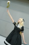 aka_(morimori) blonde_hair cosplay dress hairband original rating:Safe score:0 user:nil!